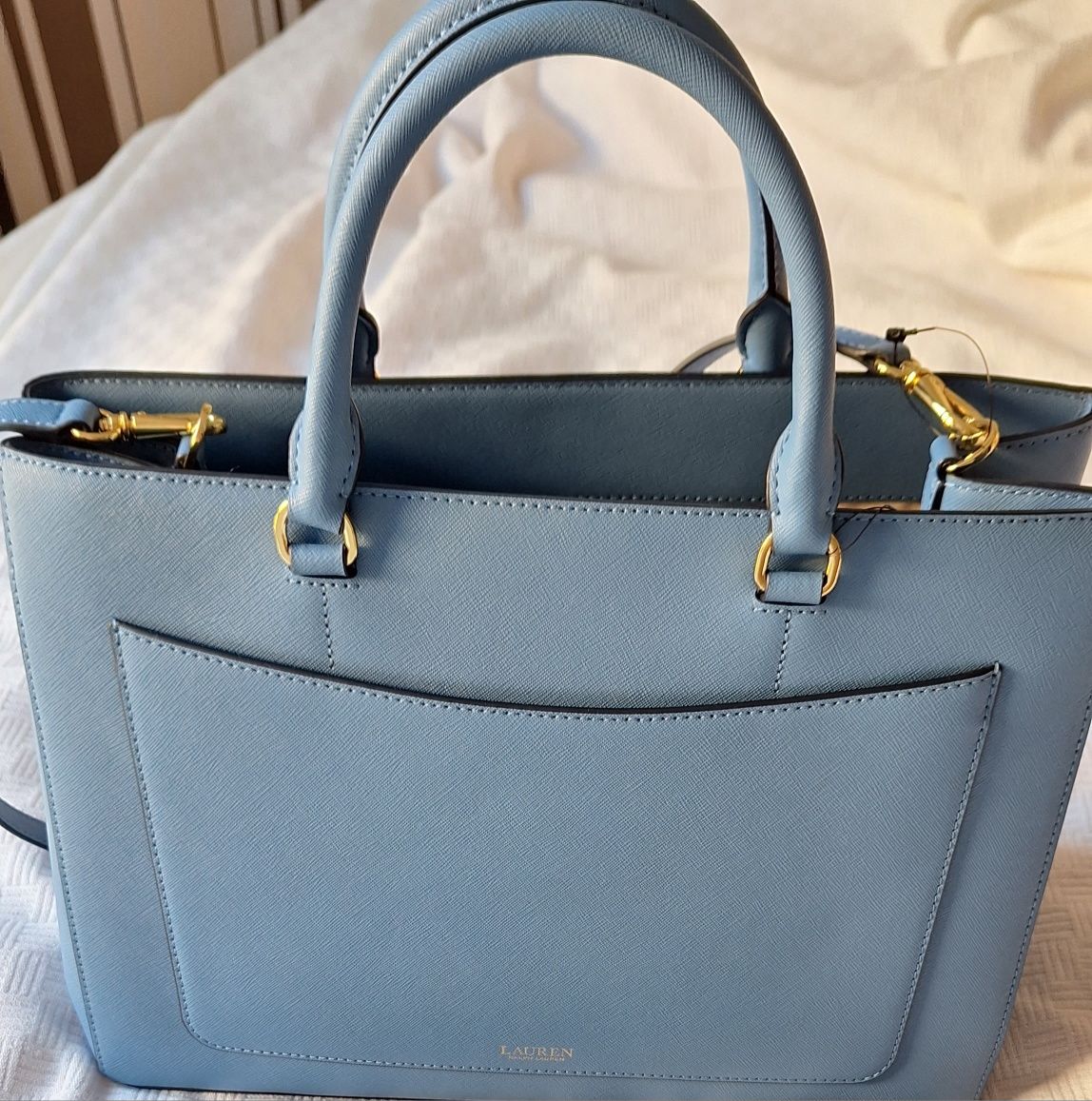 Ralph Lauren elegancka torebka skóra