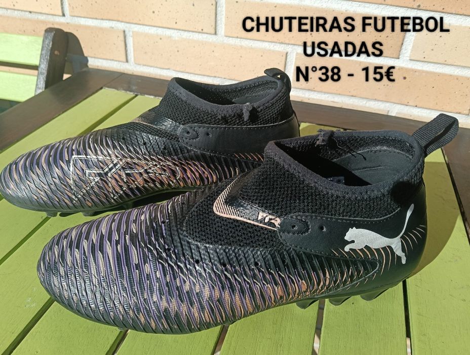 Chuteiras futebol usadas tam. 38