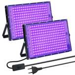 2 x lampy UV BYSYTRO 150W Blacklight LED Spotlight dwupak