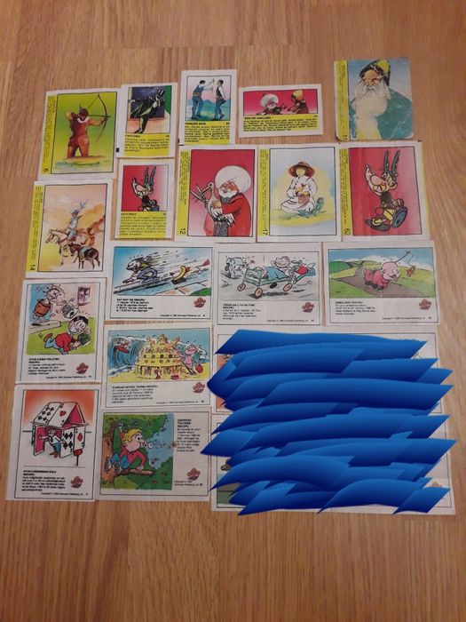 Вкладыши от жвачек