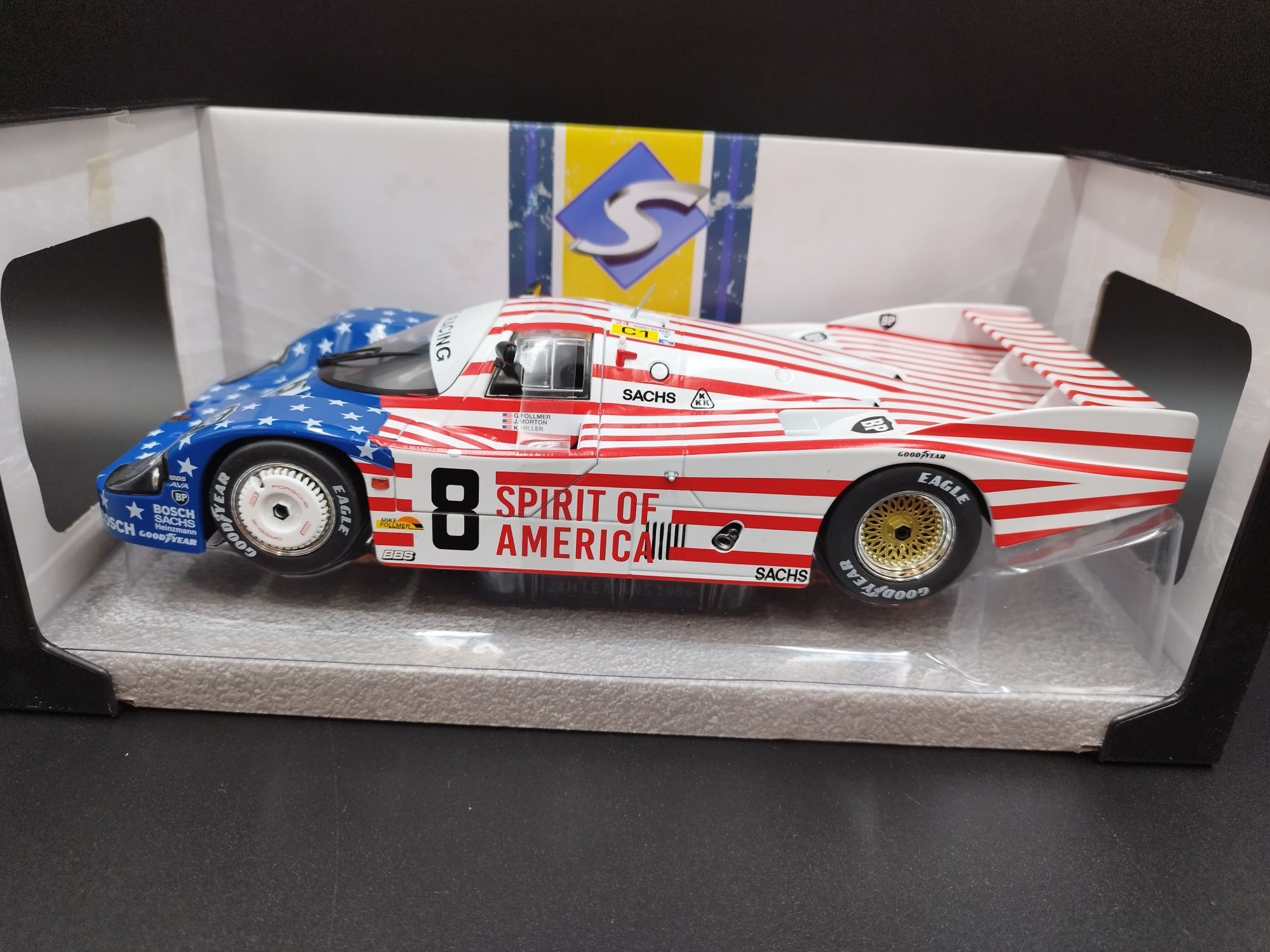 Solido 1:18 Porsche 956 LH 24H Le Mans 1986 #8 model