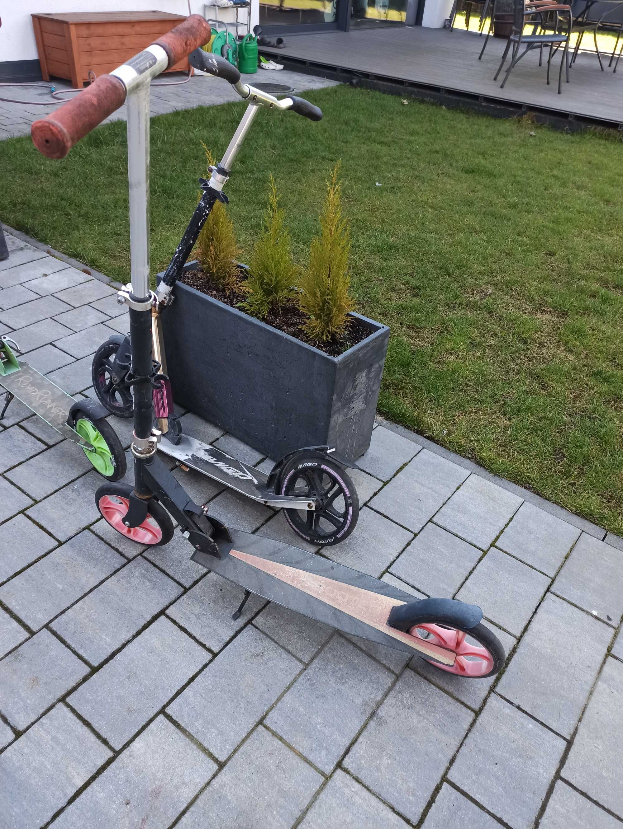 Hulajnoga Hudora hulajnogi 3 szt na części Poznań.