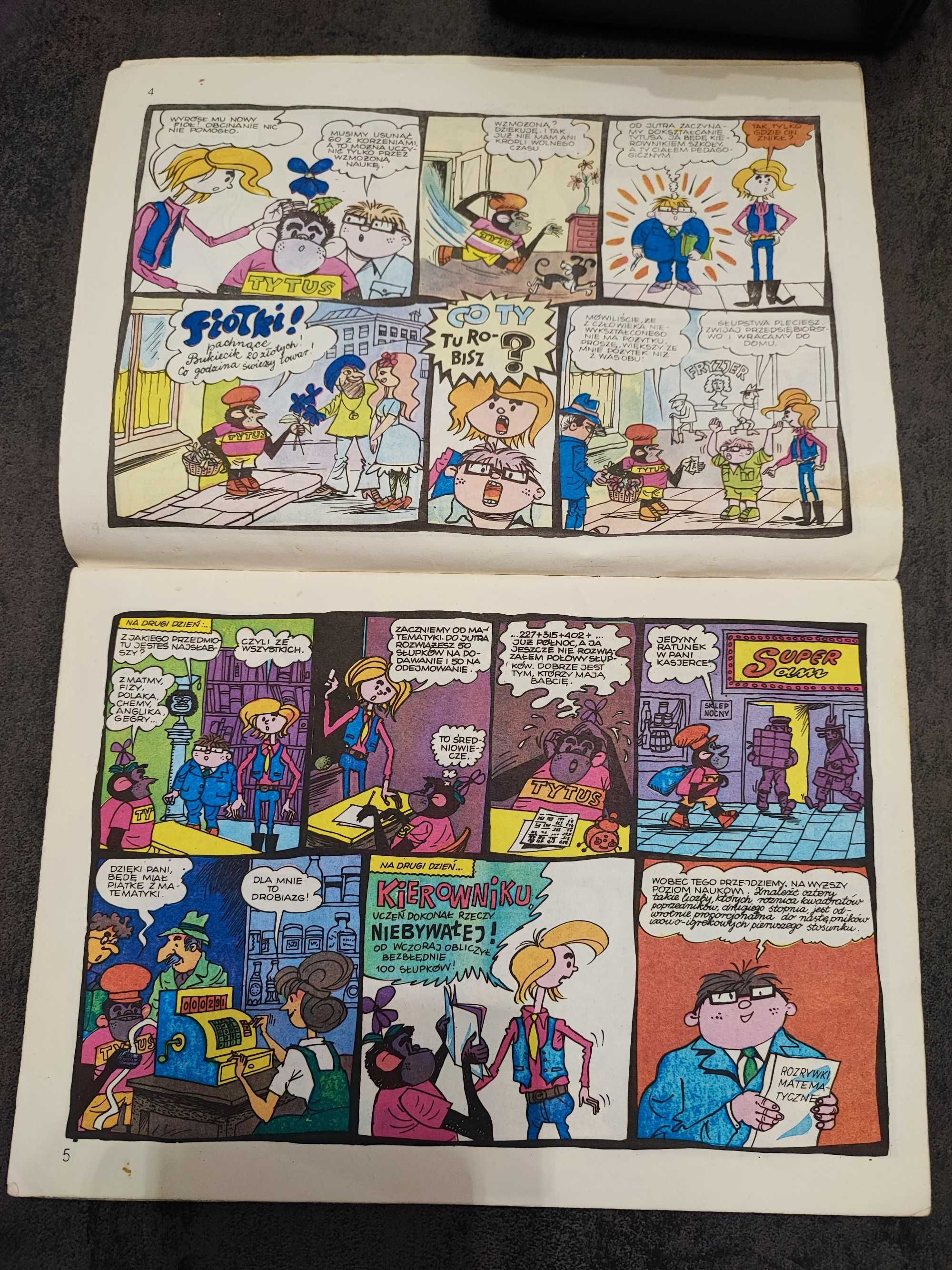 Komiks Tytus Romek i Atomek księga xiv 1989 rok