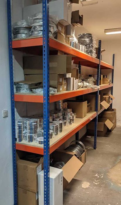 Regały półkowe metalowe do magazynu garażu warsztatu 10 lat gwarancji