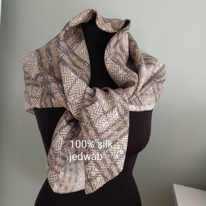 Chusta apaszka jedwabna Burberry