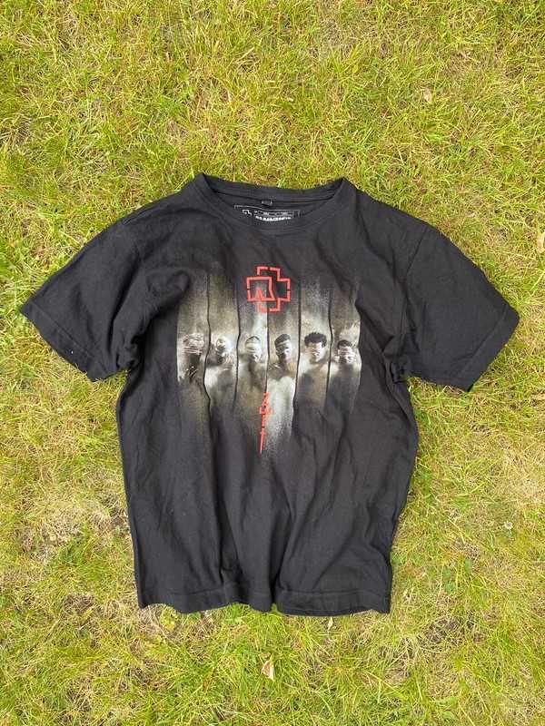 Vintage koszulka tee rammstein affliction czarny r.M/L rock metal