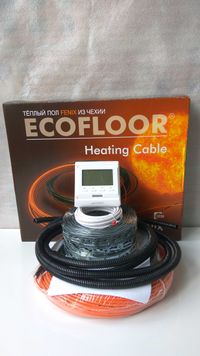 Теплый пол электрический под плитку, Греющий кабель и Маты 0.5 - 17 м2