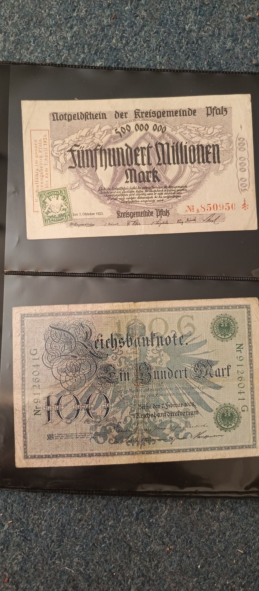 Album z banknotami Niemiec 25 szt