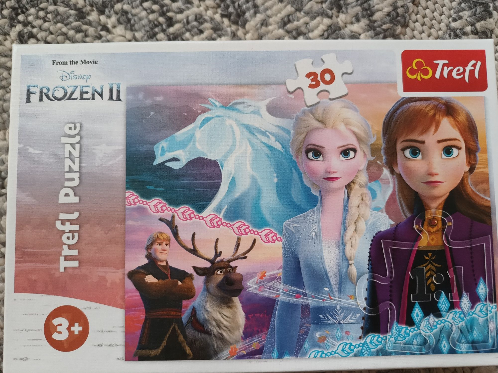 Puzzle Kraina Lodu Frozen, 30 elementów, wiek 3+, Trefl