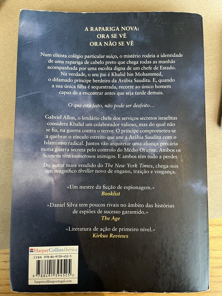 Livro a rapariga nova daniel silva