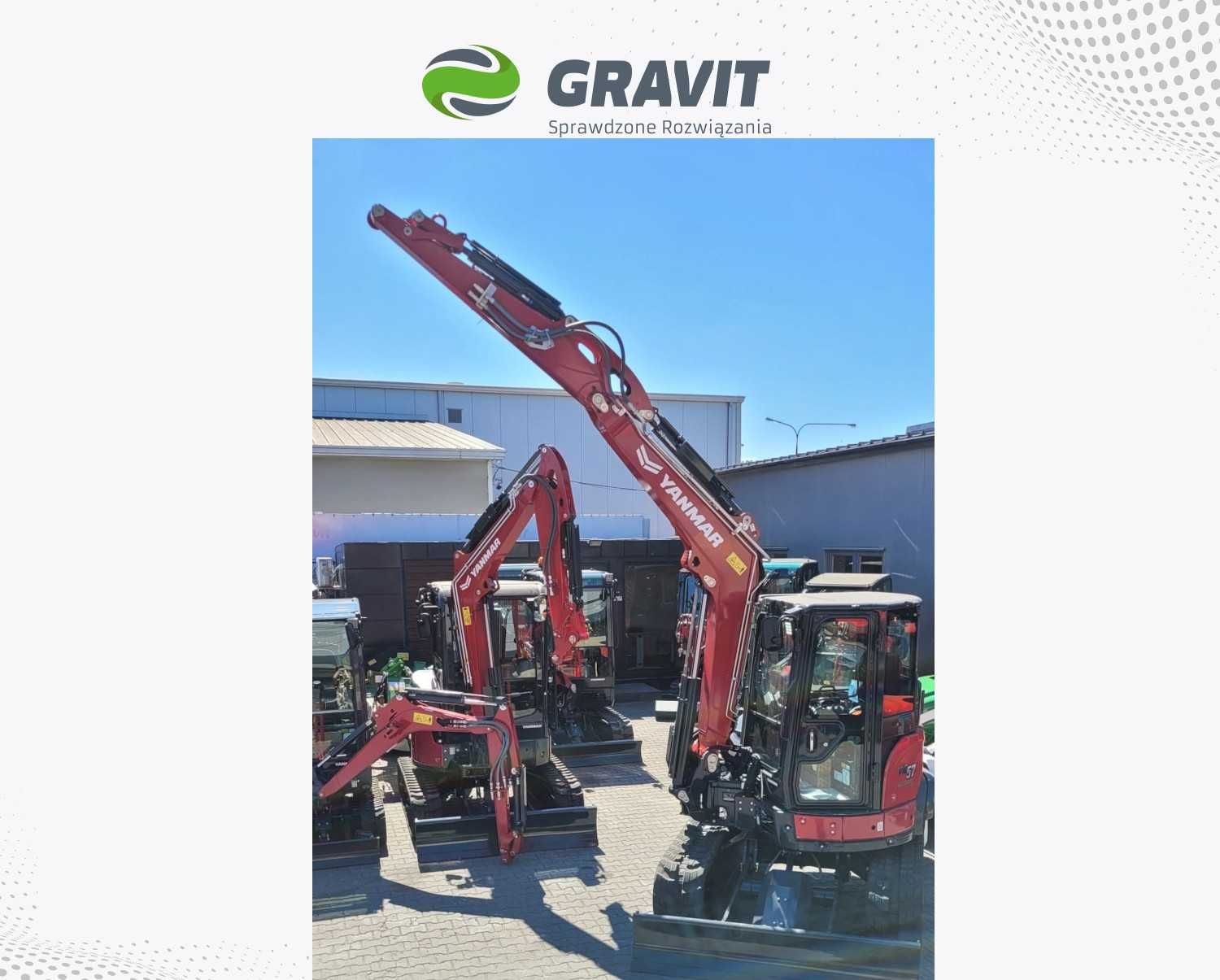 Koparka Yanmar ViO57-6B (6 ton) od Autoryzowanego Dealera - GRAVIT