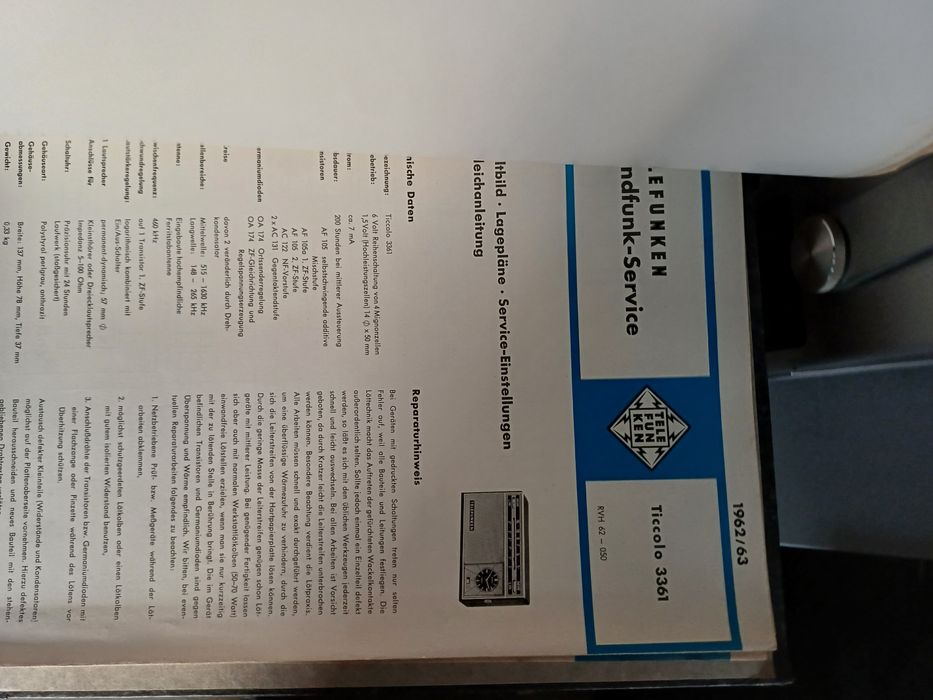 Stare schematy serwisowe  radiowe i magnetofonow szpulowych lampowych