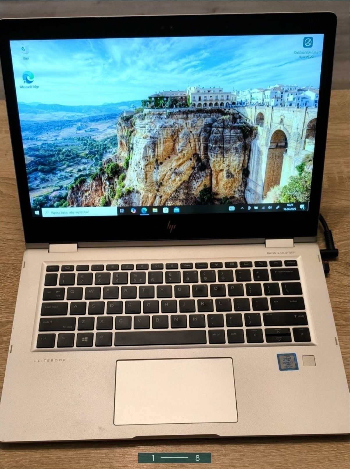 Laptop elitebook x360 G2 1030 I5 8GB RAM 256 GB SSD stan bdb (jak tabl