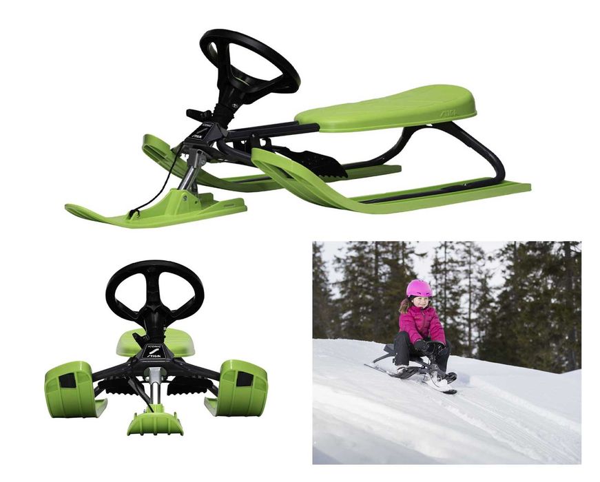 Nartosanki STIGA ICONIC  SNOWRACER hamulec kierownica MOCNE