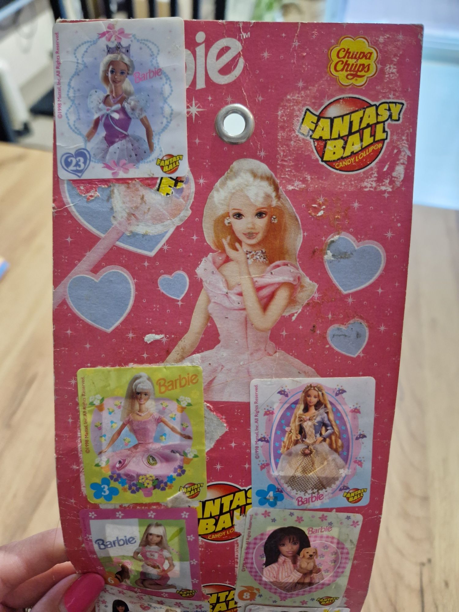 Kolekcja naklejek z Chupa Chups Barbie