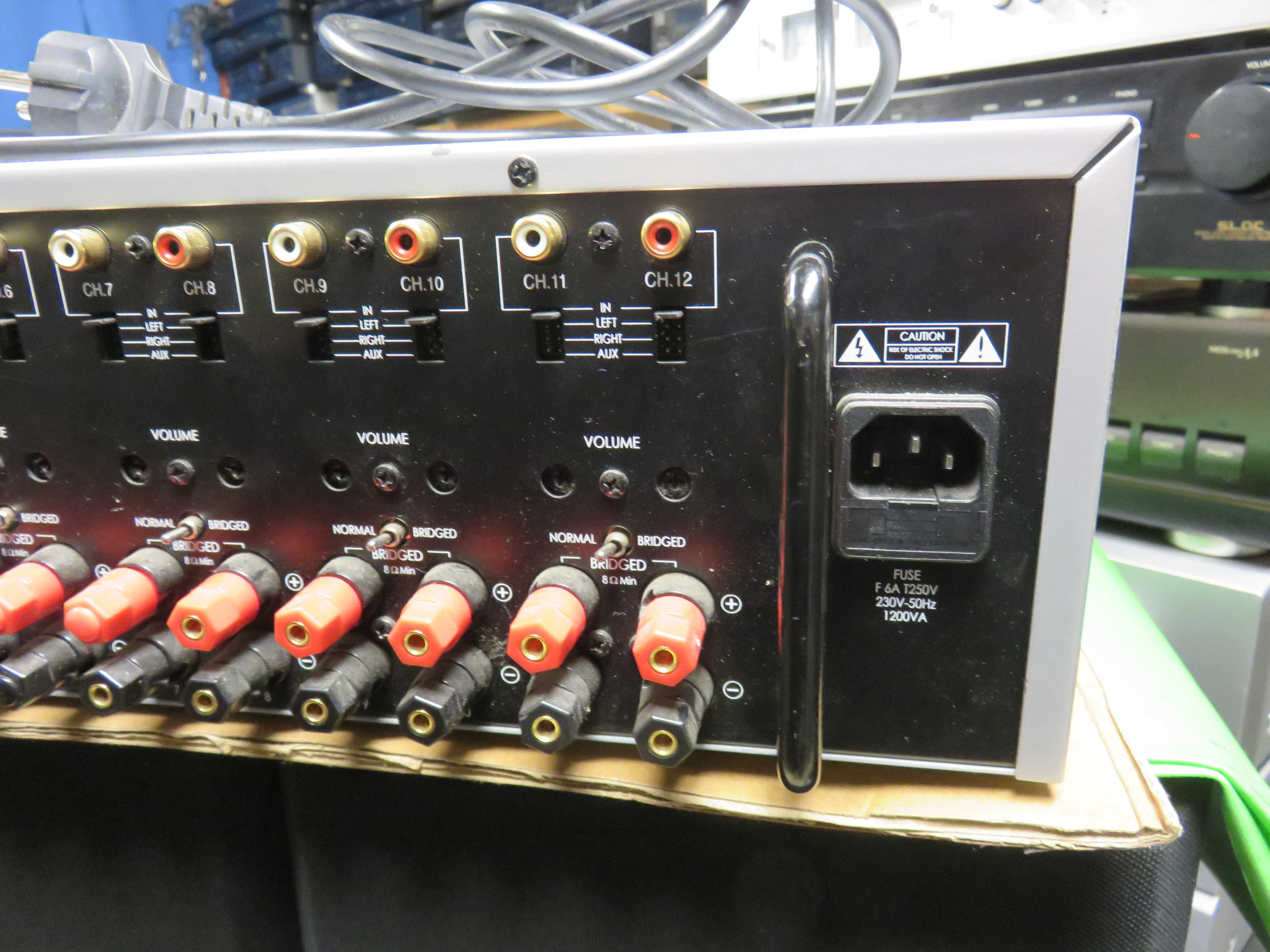 Końcówka mocy wielokanałowa Artsound AMP-1250 6x100watt
