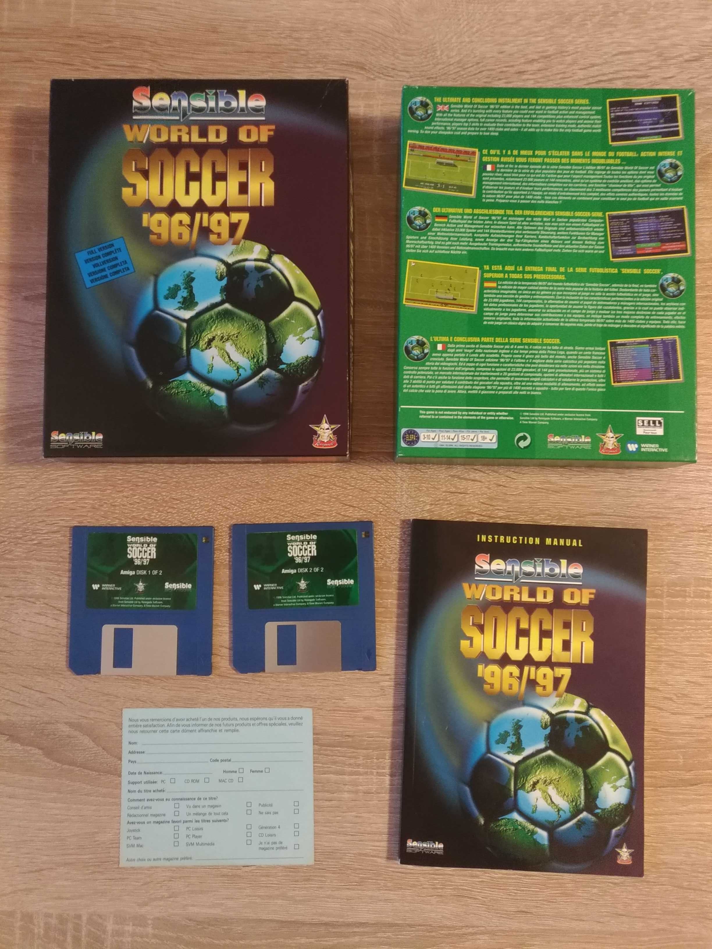 Sensible World of Soccer 96/97, SWOS - gra na komputer Amiga, sprawna