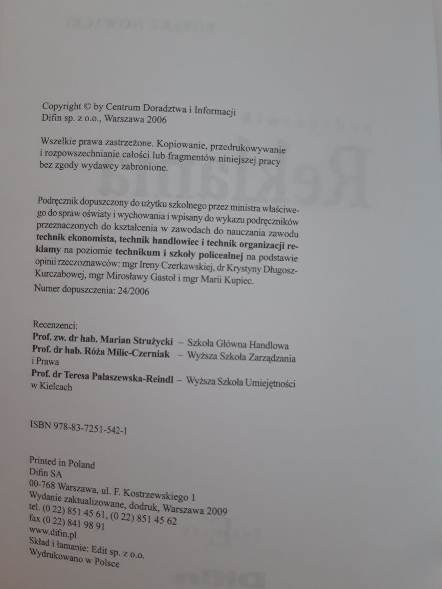 Podrecznik REKLAMA