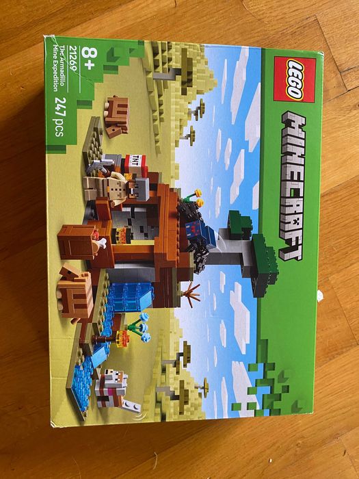 Nowe klocki Lego Minecraft Wyprawa do pancernikowej kopalni 21269