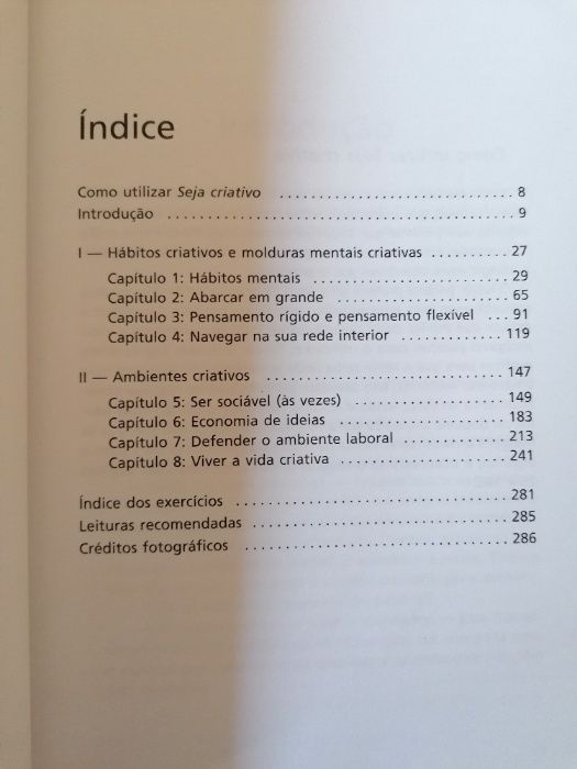 Seja Criativo - Como revitalizar a sua vida pessoal e profissional