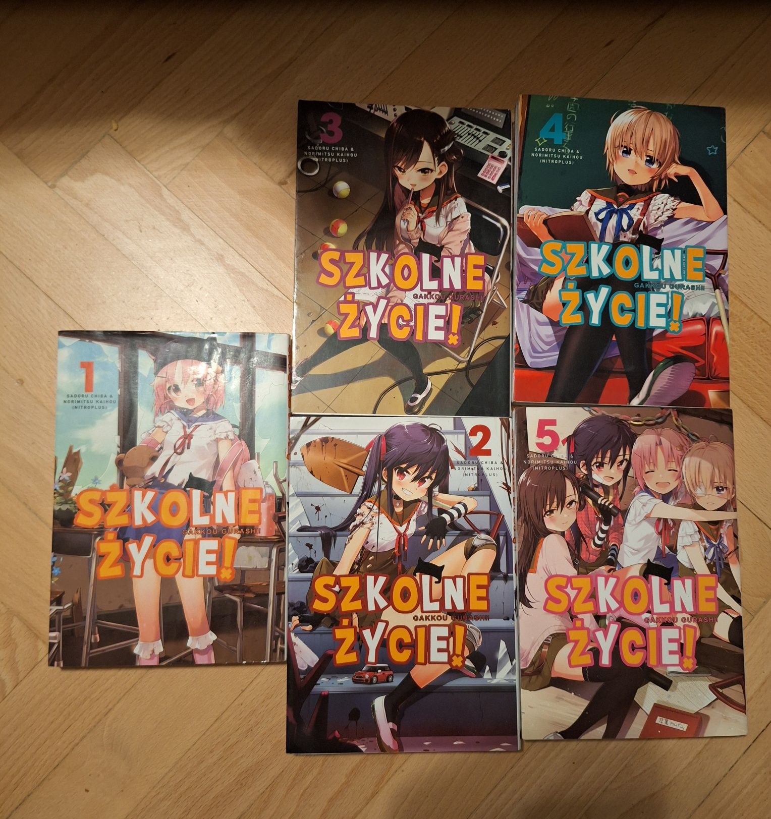 Manga Szkolne życie 5 tomów