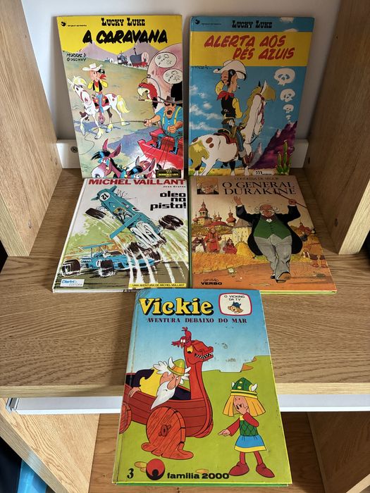 Lucky Luke, General Durakine, Michel Vaillant e Vickie