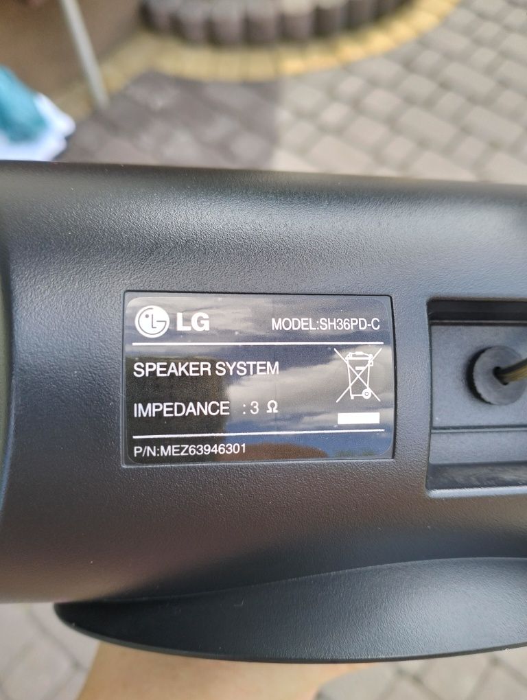 Zestaw kina domowego LG model HT306PD