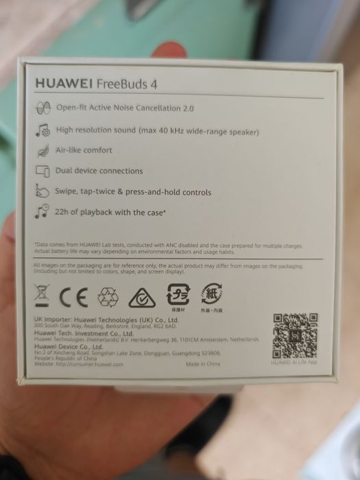 Huawei freebuds 4 - Cinzento