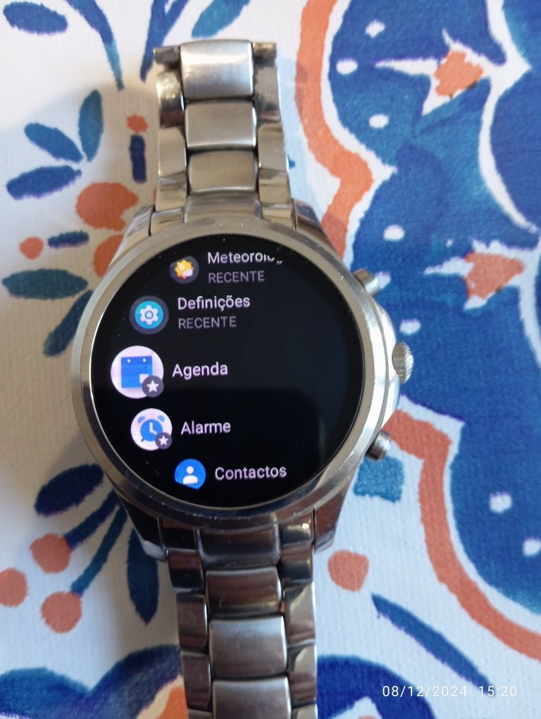 Relógio smartwatch Empório Armani