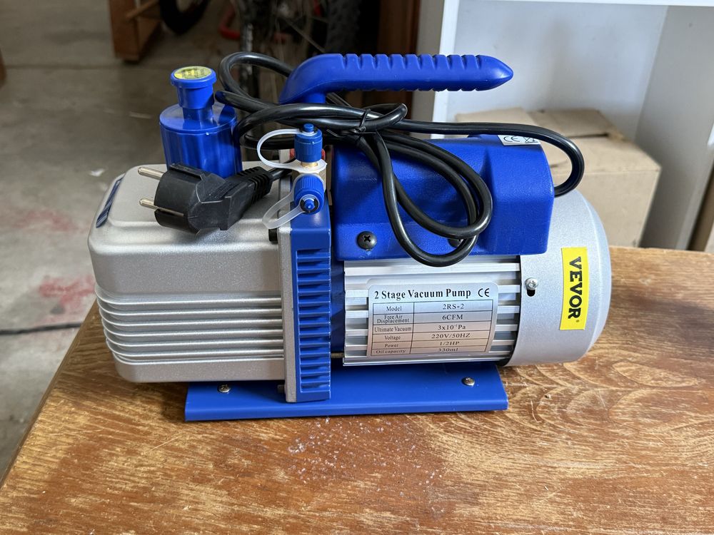 Bomba de Vácuo VEVOR 1,5 HP – 3,5 CFM | Como Nova – Ideal p/ HVAC