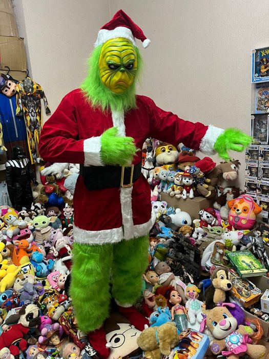 Карнавальный костюм гринч на праздник люкс версия