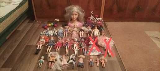 Lalki, figurki zestaw