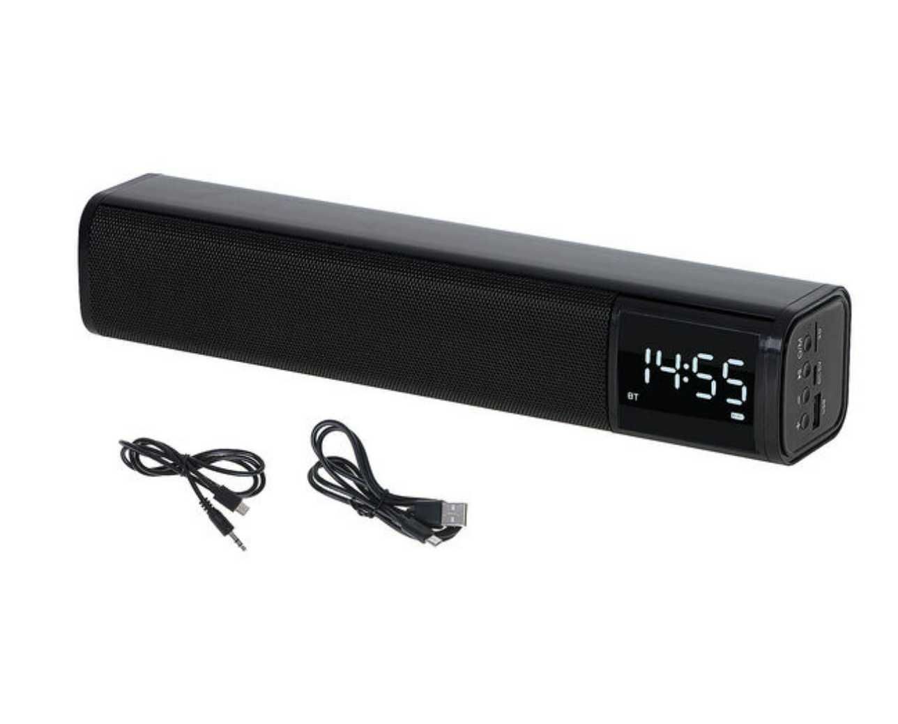 Soundbar Głośnik Bezprzewodowy BLUETOOTH z Budzikiem ADLER