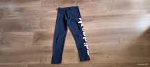 Granatowe leginsy dziewczęce Adidas r. 140