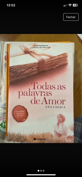 Livro “Todas as palavras de amor”