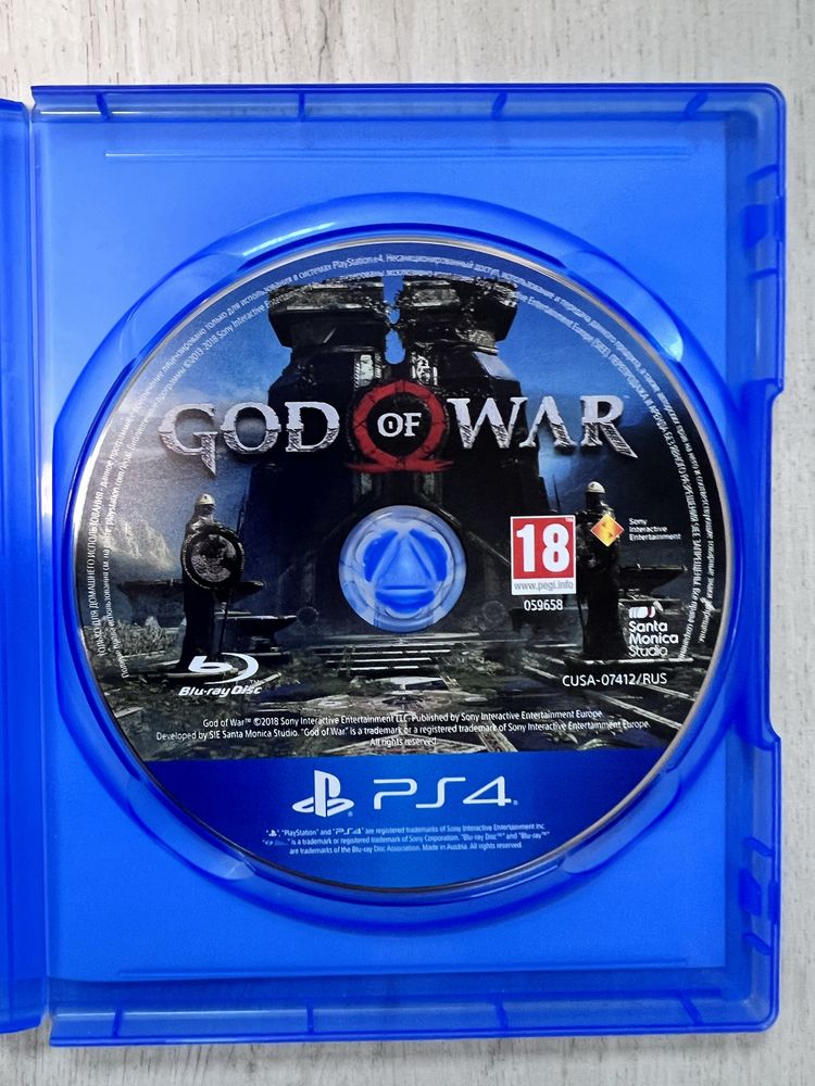 Продам диск на пс 4 God of War