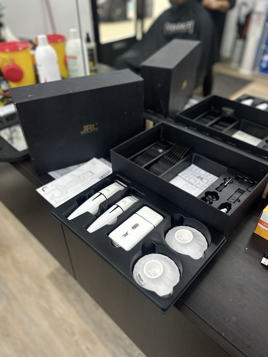 JRL Ghost Kit 3 Branco – Clipper + Trimmer + Shaver