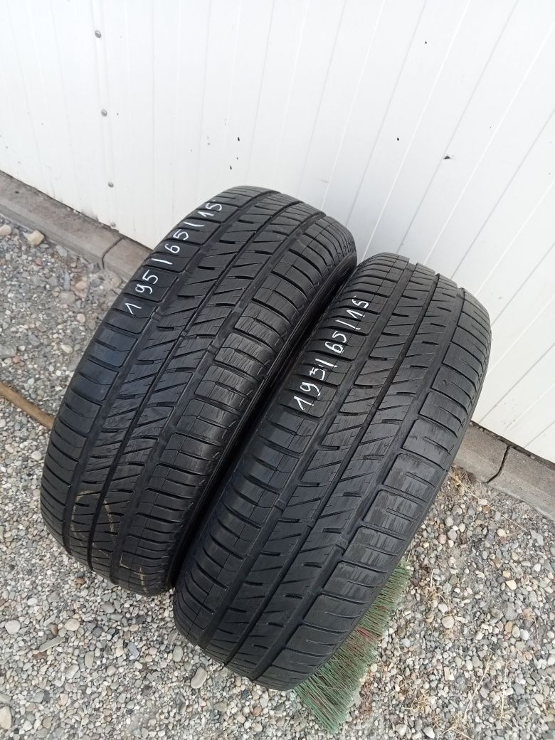 2x Opony Używane Letnie 195/65R15 Dębica