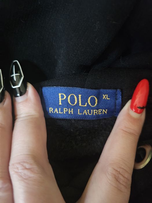 Czarna bluza z kapturem XL