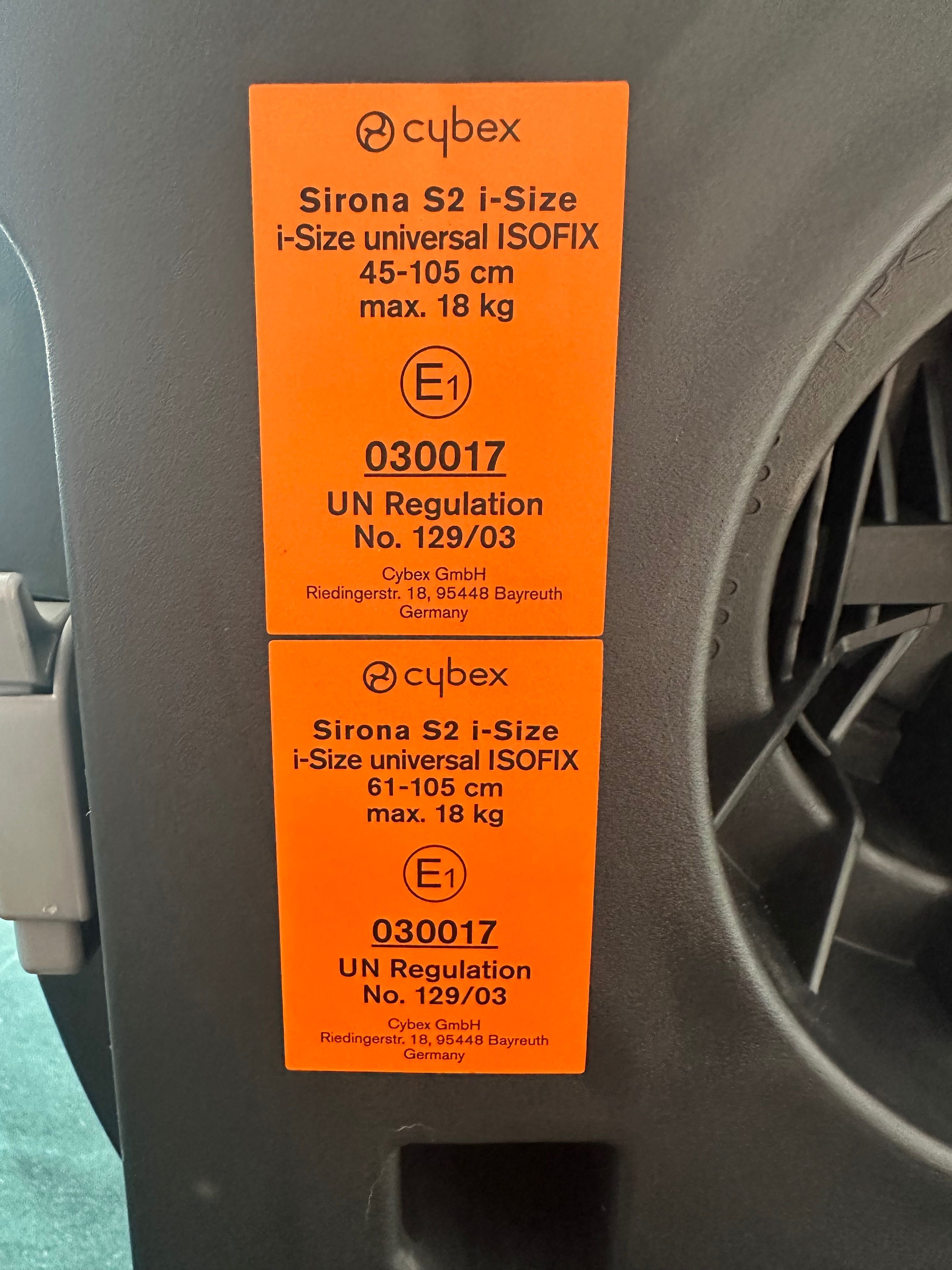 Fotelik samochodowy CYBEX SIRONA S2 i-size UŻYWANY