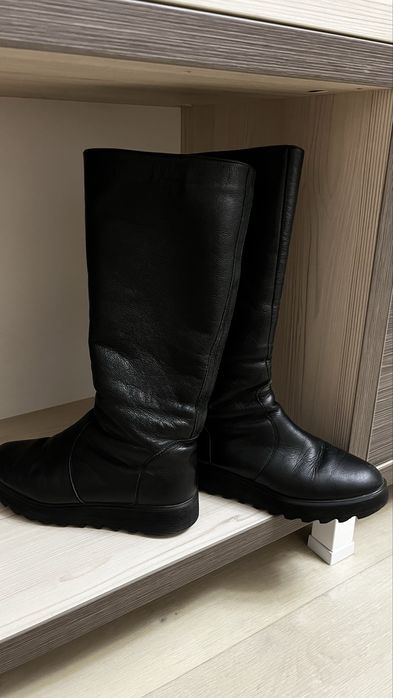 Сапоги зимние на танкетке