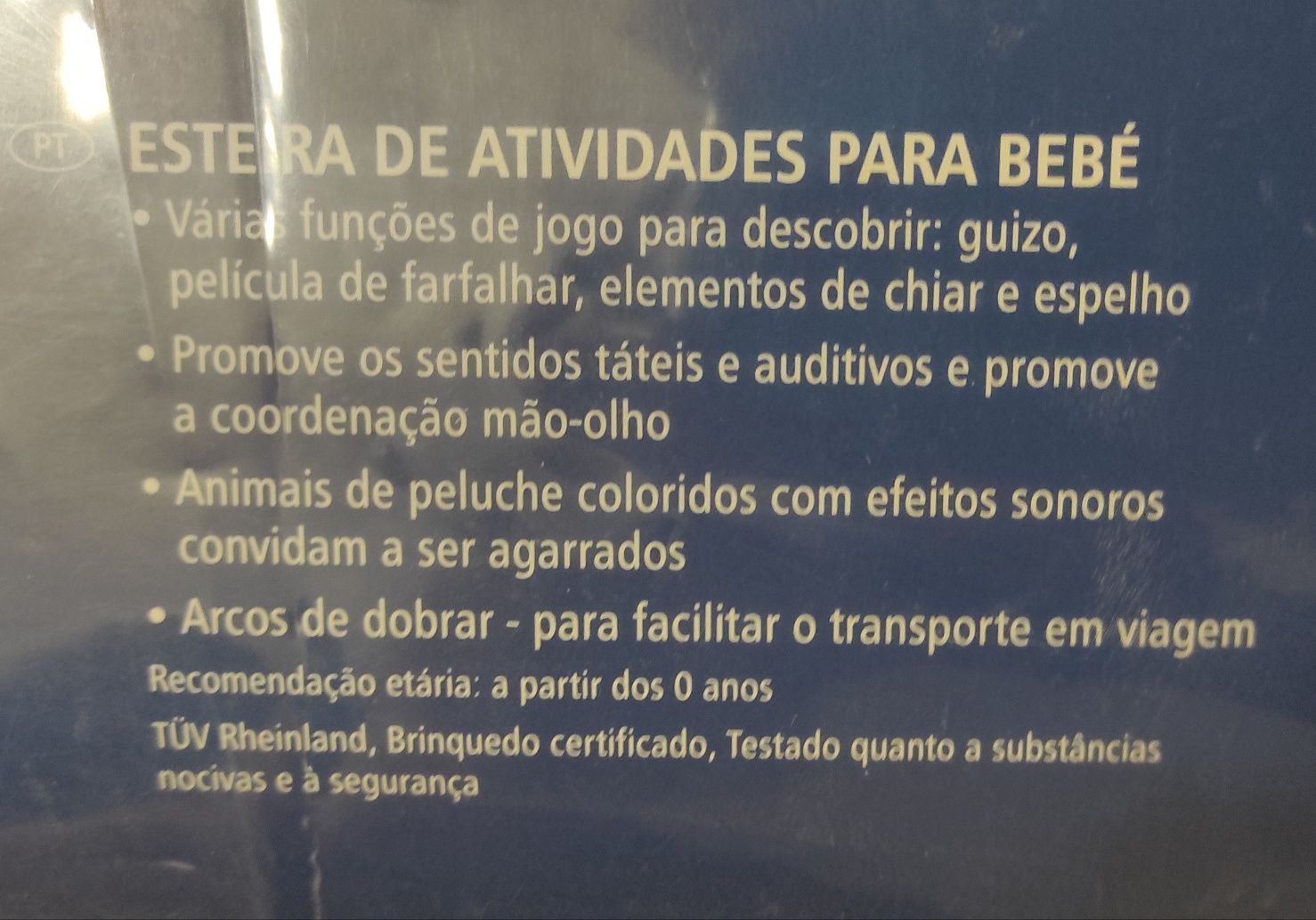 Manta de atividades para bebê