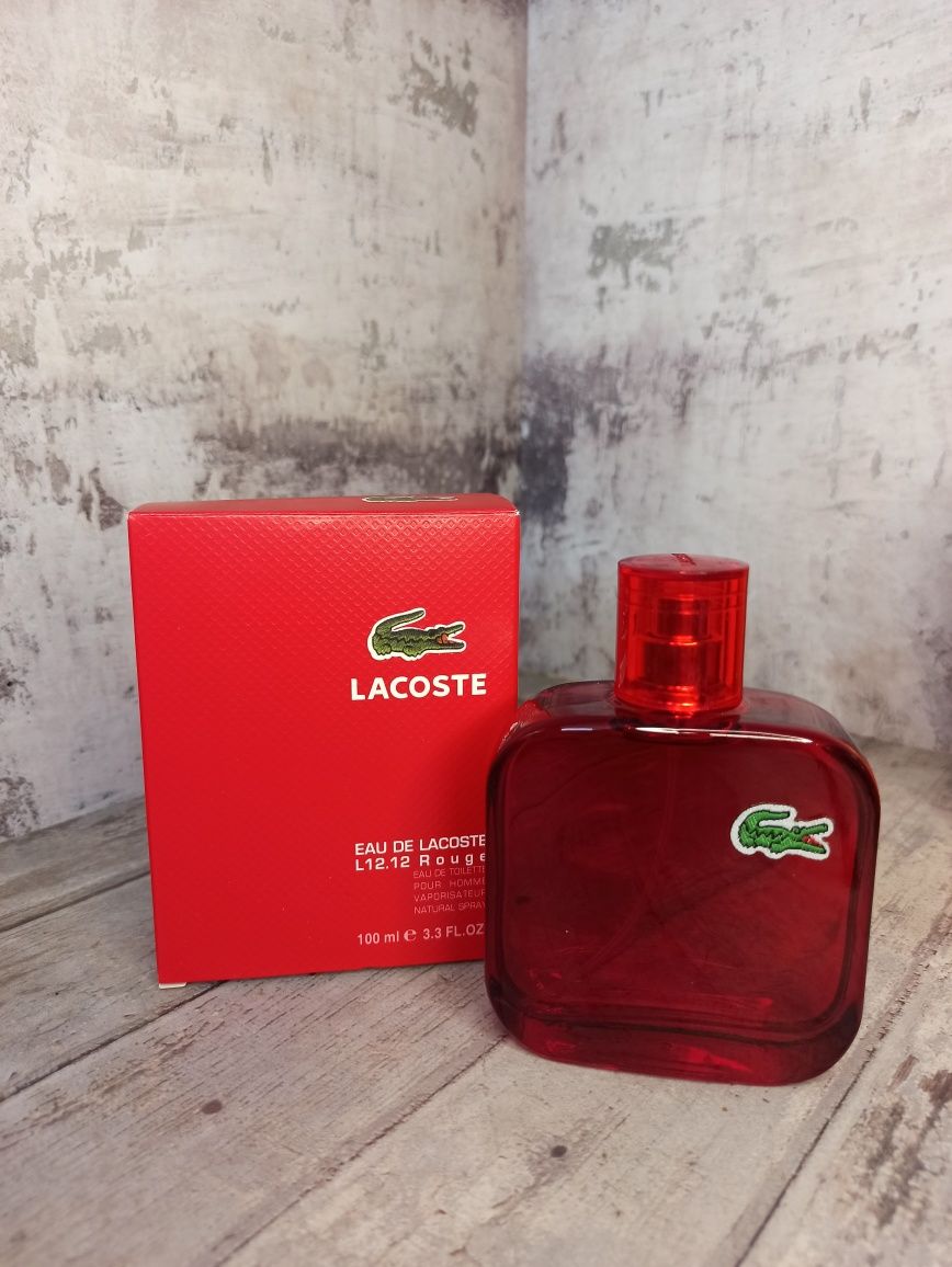 Чоловічий парфум Lacoste L.12.12 rouge Лакоста червона