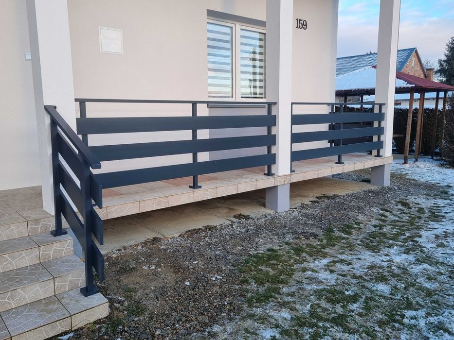 Balustrada Barierka Aluminiowa malowana proszkowo