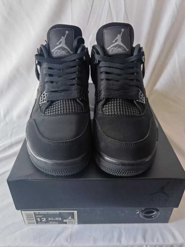Nowe*Nike_Męskie_Jordan4_Czarny*UnuseTrampki.38