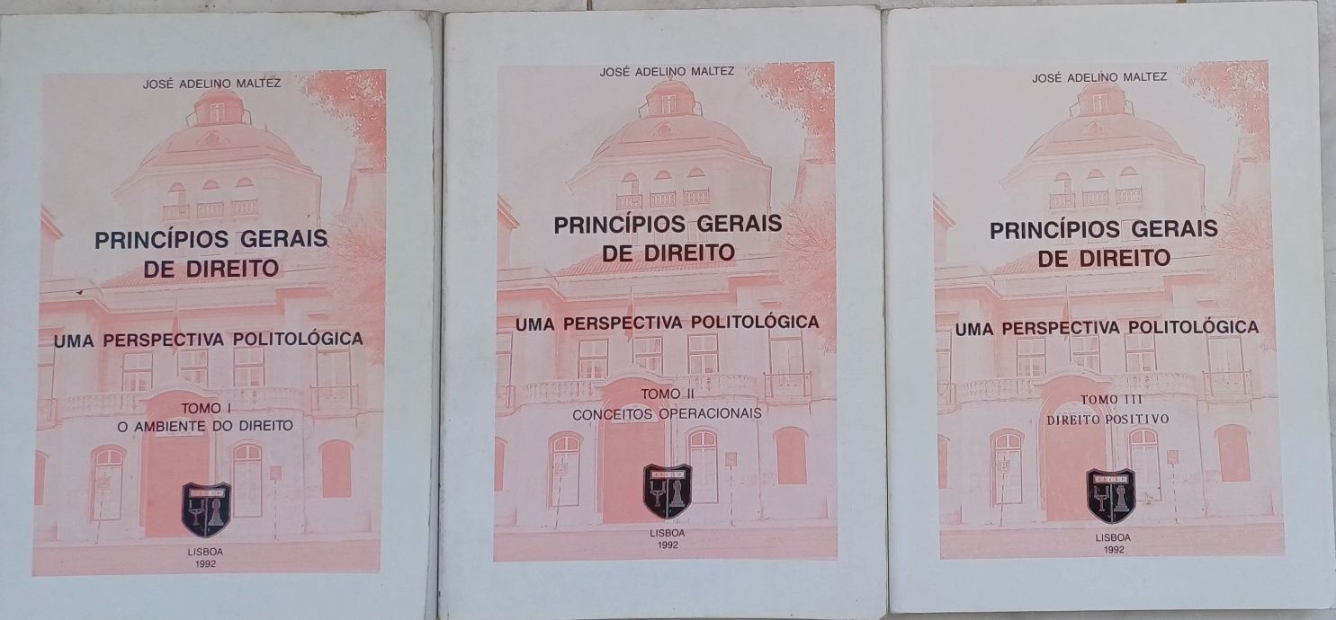 Direito 3 Livros Uma Perspectiva Politológica Bom estado