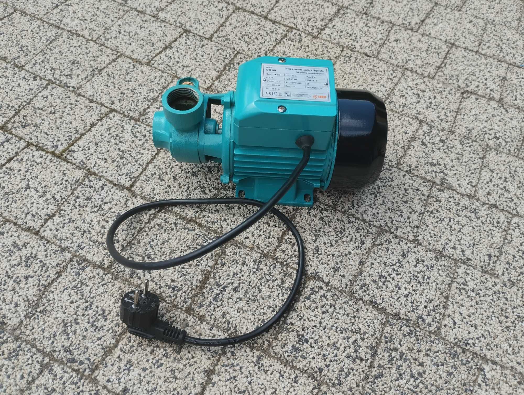 Pompa do wody hydroforu IBO QB60 230V 250W 2100L/H