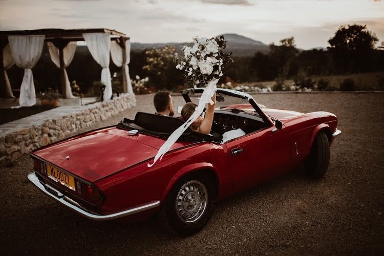 TRIUMPH SPITFIRE, Samochód do ślubu, zabytkowy kabriolet cabrio auto