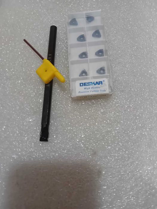 Buril de roscar para torno D10 + 10 pastilhas