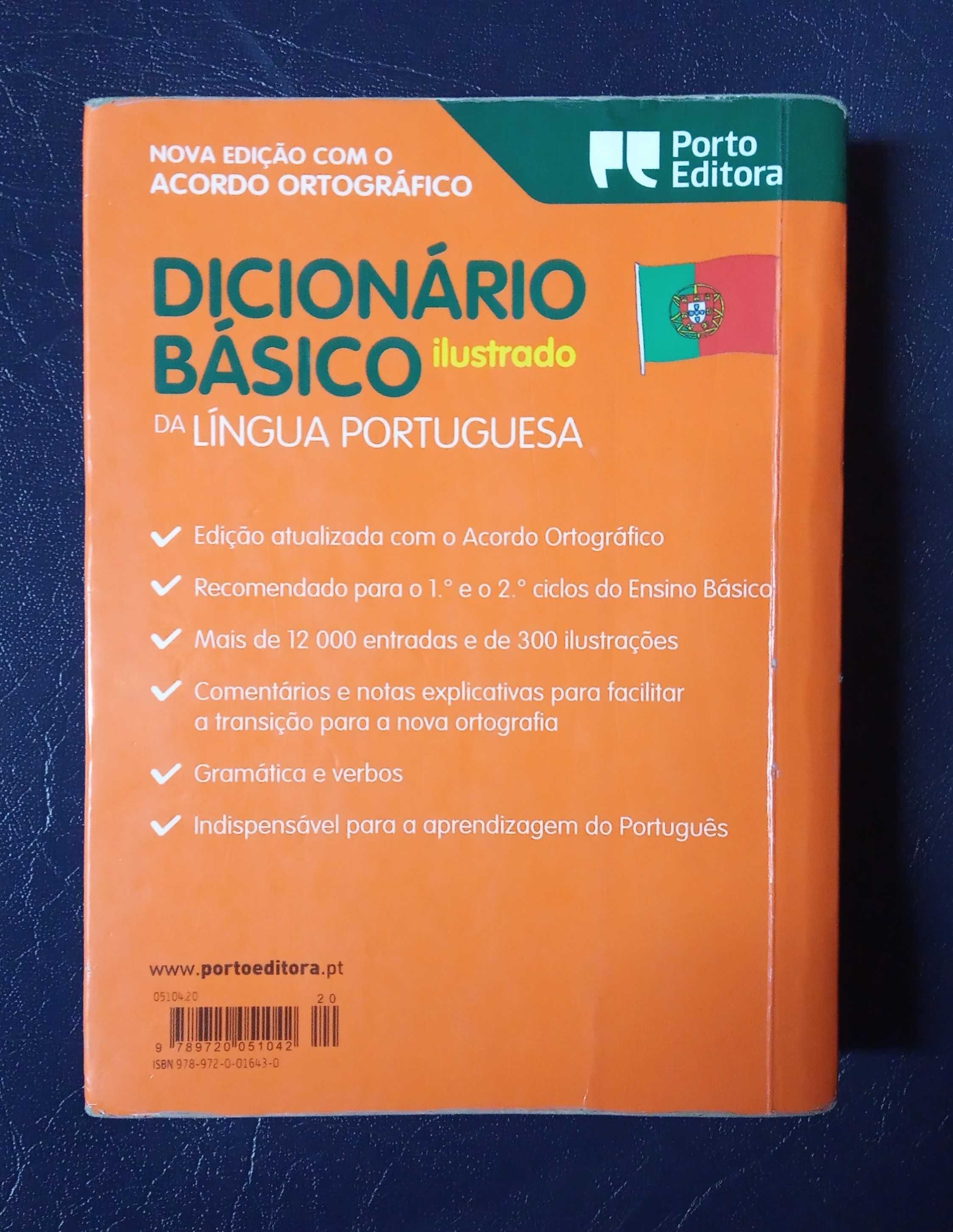 Livro Dicionário Básico Ilustrado Língua Portuguesa